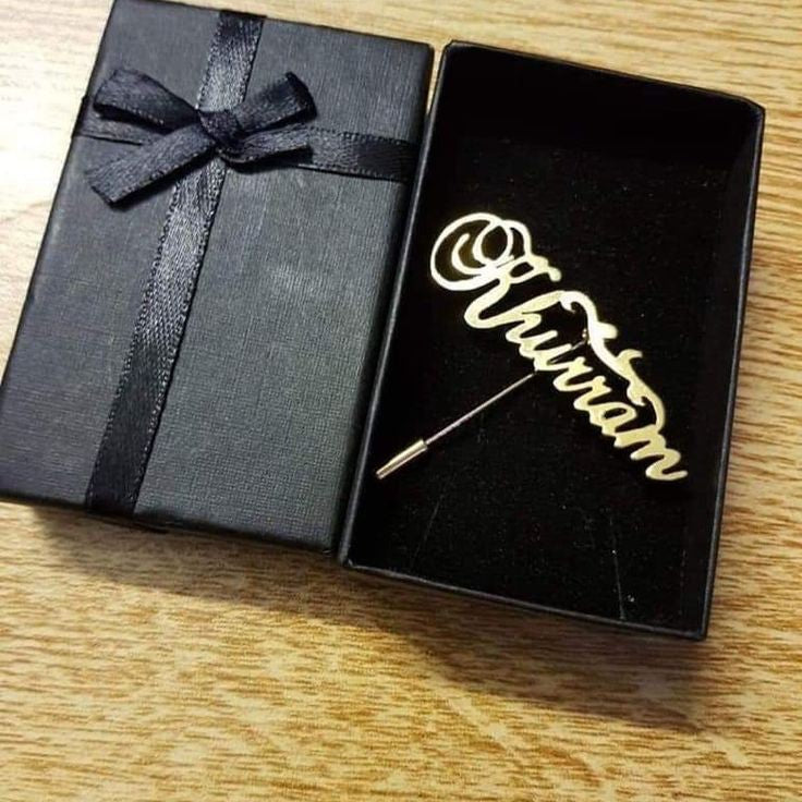 Single Name Customized Lapel Pin | Coat Pin Pakistan