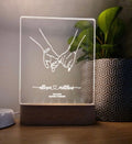 Personalized LED Acrylic Night Light for Couples Pakistan
