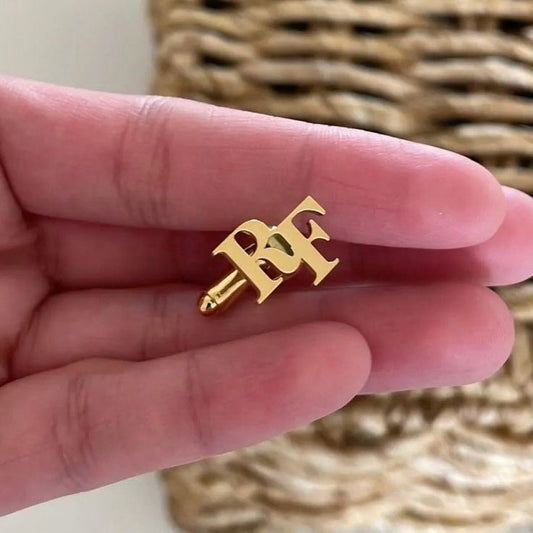 Alphabet Coat pin