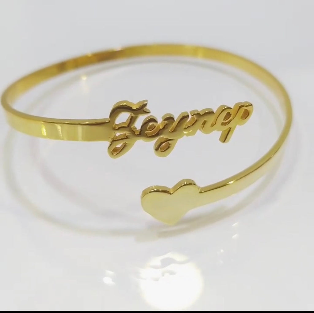 Elegant Flower Name Customized Bangle for Women in Pakistan