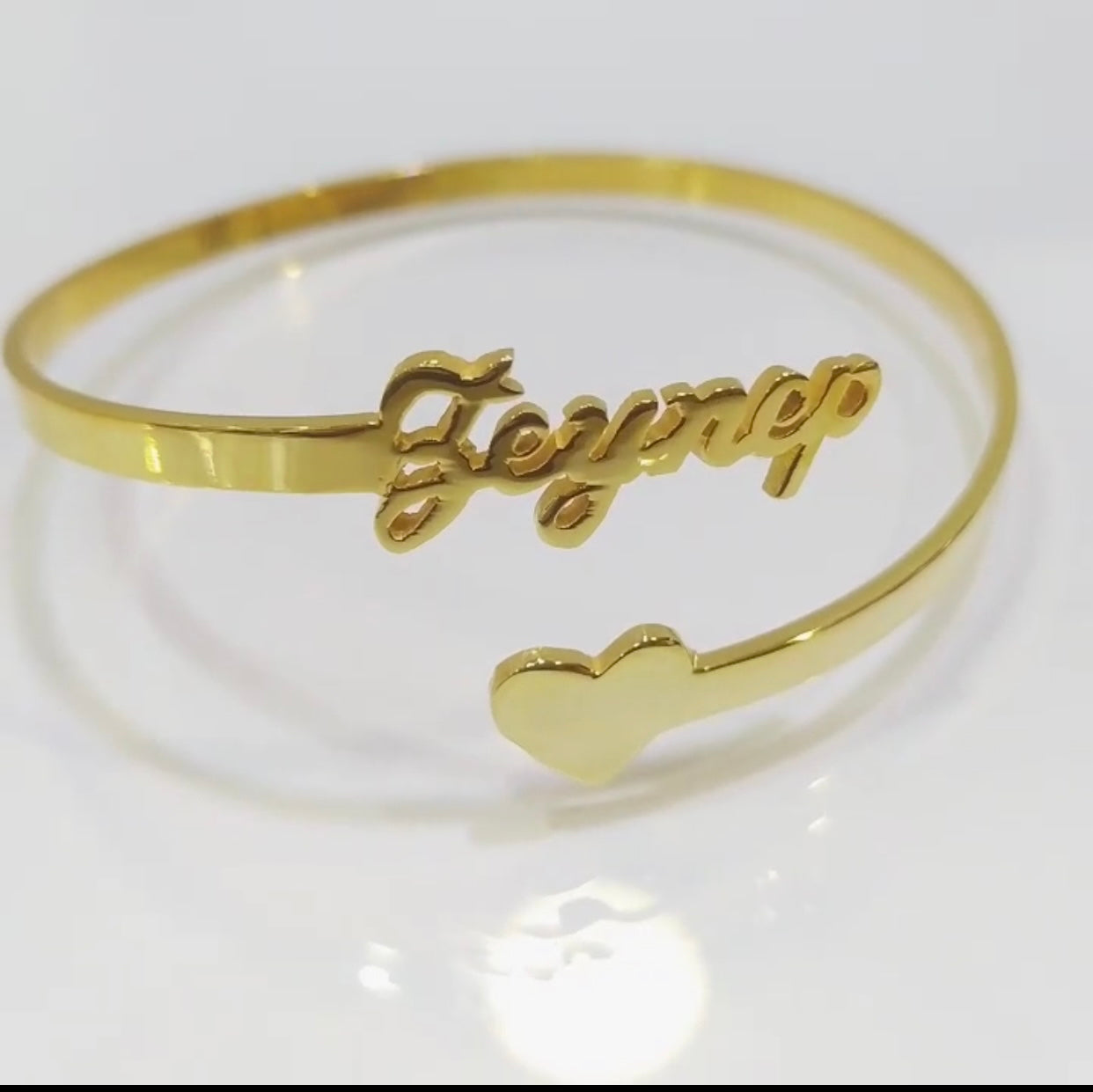 Elegant Flower Name Customized Bangle for Women in Pakistan