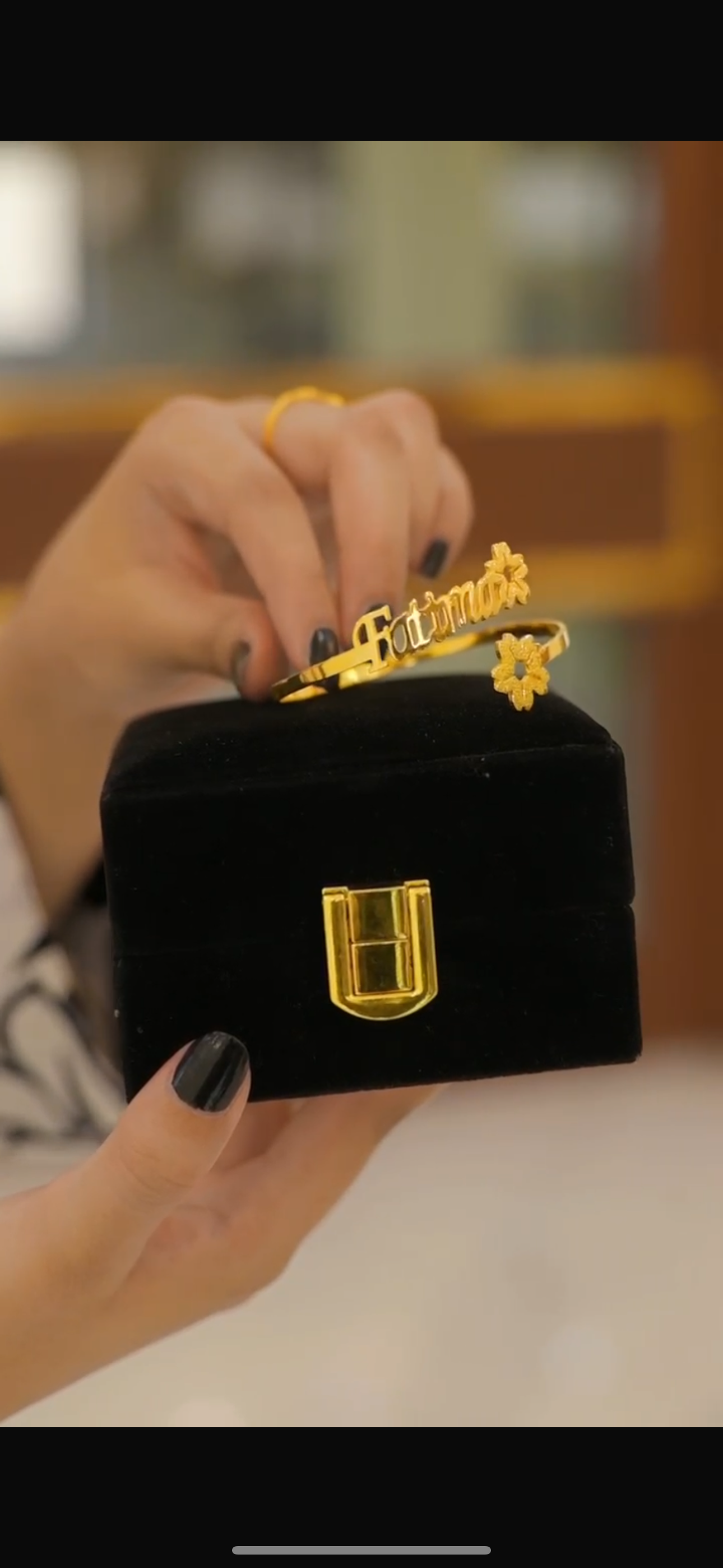 Elegant Flower Name Customized Bangle for Women in Pakistan