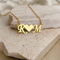 Mini Heart Chain Necklace for Couples – Elegant Personalized Jewelry in Pakistan