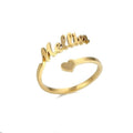 Elegant Name Ring for Women – Personalized Jewelry in Pakistan