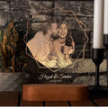 Personalized Acrylic Hexagon 3D Photo LED Lamp for Couples – Custom Name & Date Gift in Pakistan